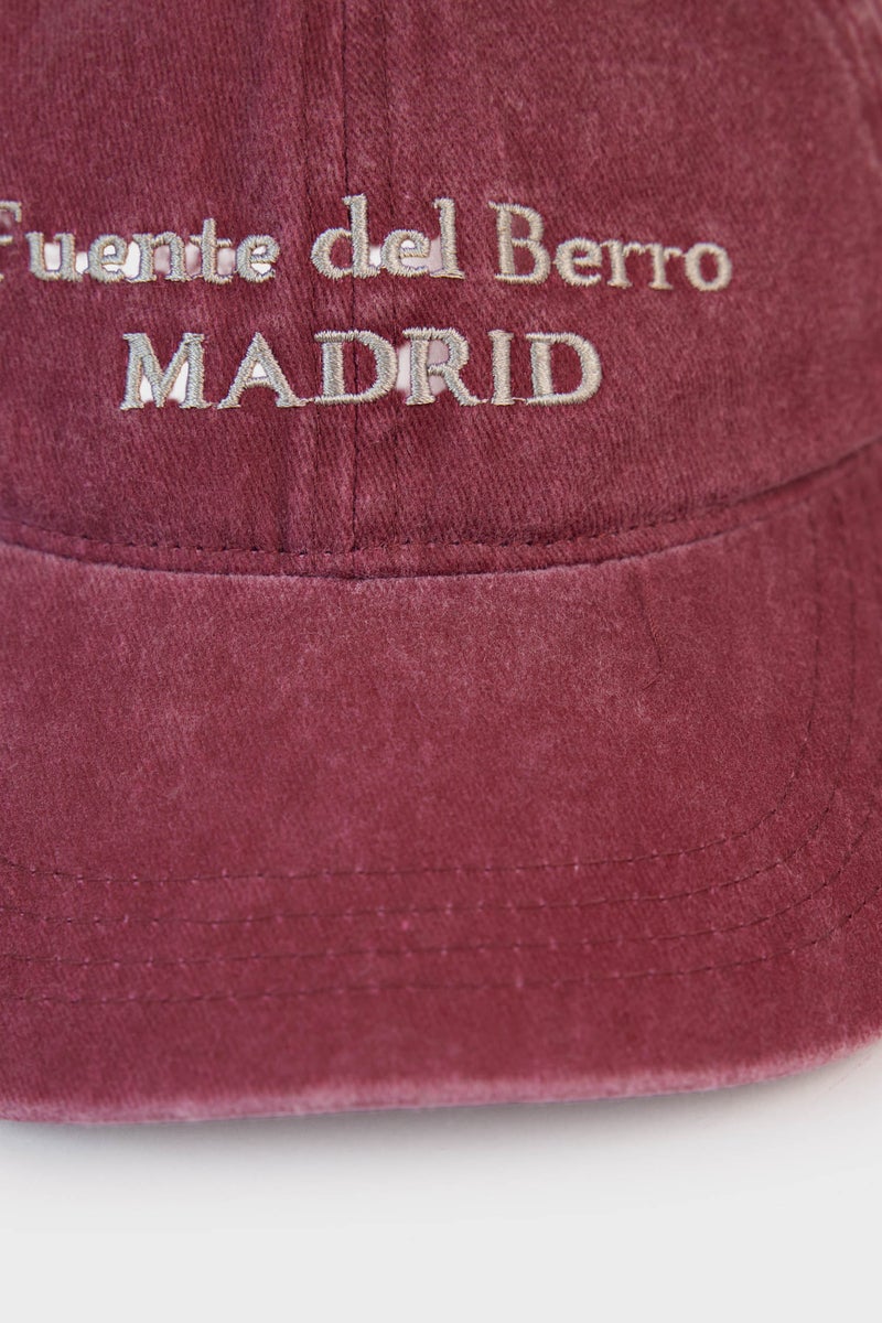 DeFacto Purple Man Man Embroidered Cotton Cap Casual - Image 4